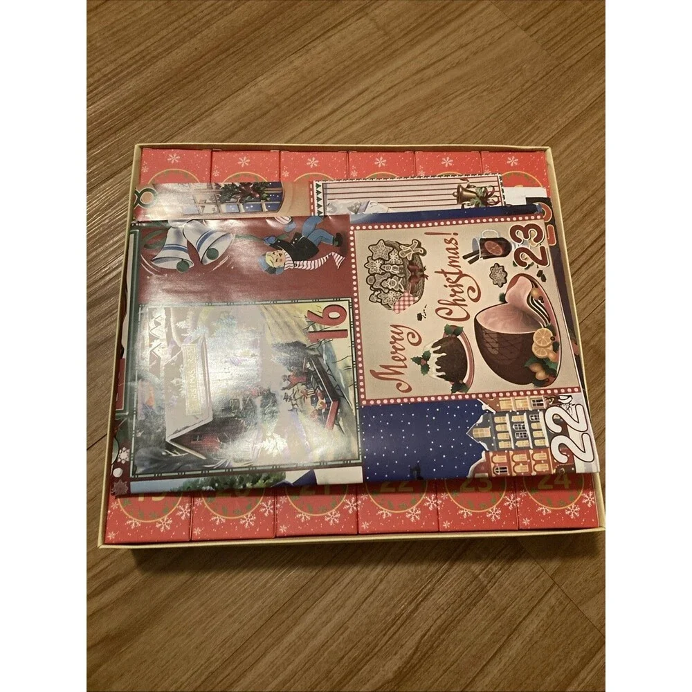Advent Calendar Christmas Puzzle 1000 Pc Santa Complete 25 Daily Boxes Nostalgia
